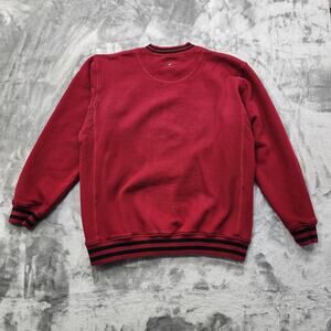 Vintage Cutter & Buck Sweatshirt Mens L Red Maroon WSU Cougars Pullover‎ Sporty